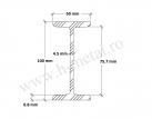 Profil INP zincat 100 mm 1